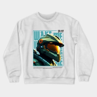 Halo game quotes - Master chief - Spartan 117 - WQ01-v8 Crewneck Sweatshirt